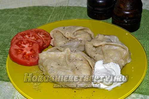 manti farshem kartoshkoy 1ed3c Манты с картошкой и фаршем