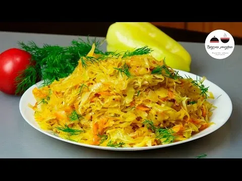 Вкуснейшая начинка для пирогов за 10 минут Тушеная капуста Filling Braised cabbage