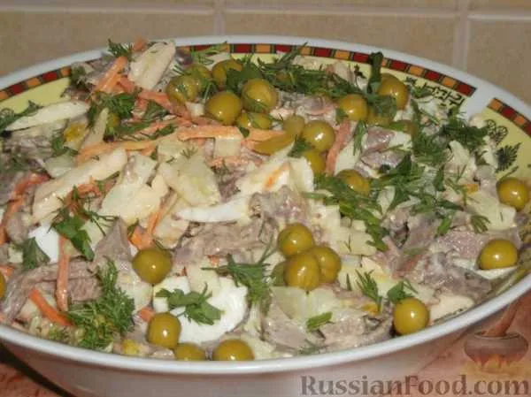 salat govyazhego yazika 3e6f98 Салат с языком и морковкой по корейски