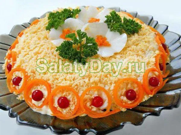 salat bunito kuritsey 38a23a2 Салат бунито с корейской морковкой и курицей