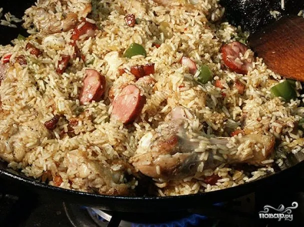 plov kolbasoy 1a7723 Плов с колбасой