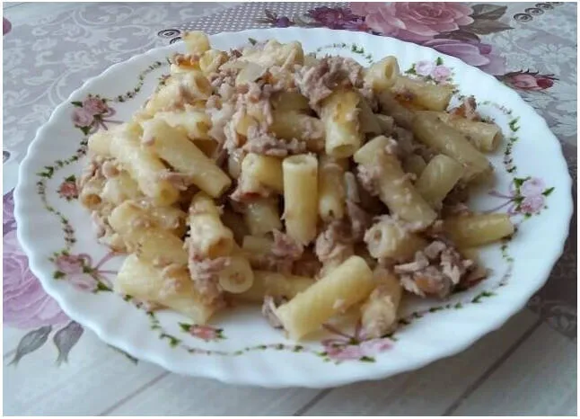 makaroni svininoy e72bd Макароны с мясом на сковороде