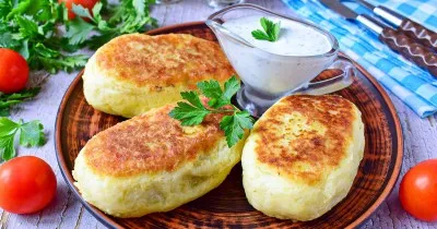 Зразы картофельные с мясом