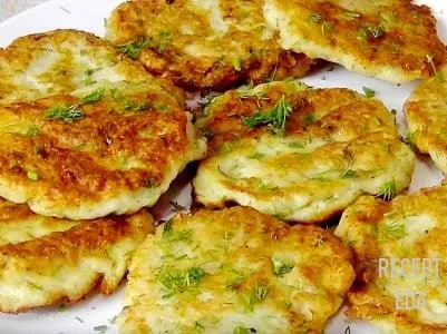 куриные оладьи с картошкой