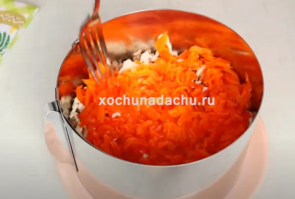 ribniy salat snegovik 11261 Салат снеговик рецепт