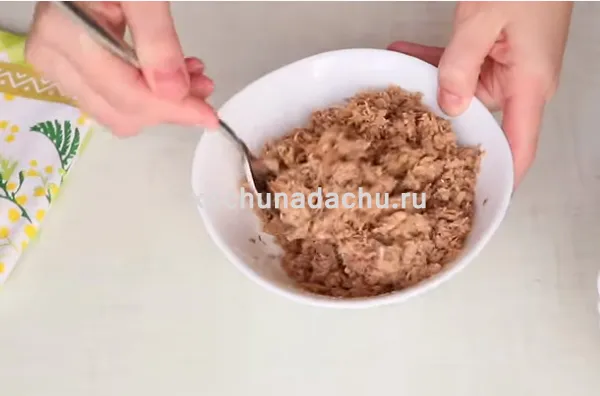 ribniy salat snegovik 3f06e Салат снеговик рецепт