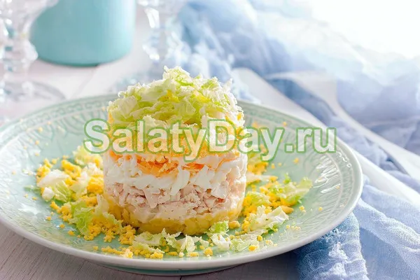 salat lebediniy pux c425 Салат лебединый пух