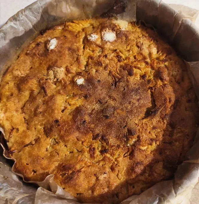 pirog tri stakana fa5fa78 Сухой пирог с яблоками и манкой в духовке