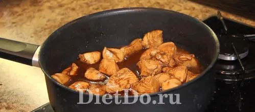 kuritsa teriyaki skovorode 422f28 Курица в соусе терияки на сковороде