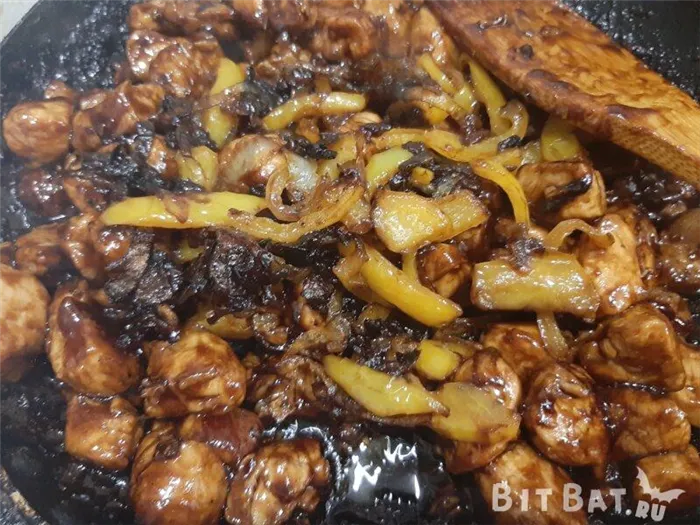 kuritsa teriyaki skovorode cdd5b Курица в соусе терияки на сковороде