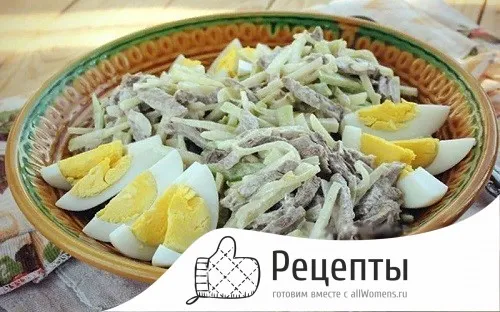 salat redkoy kuritsey ebd7 Салат с редькой и курицей