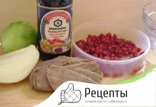 Салат с редькой и курицей - фото шаг 6