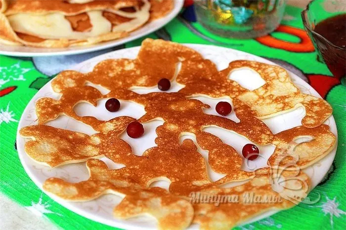 Блинчики на воде с яйцами