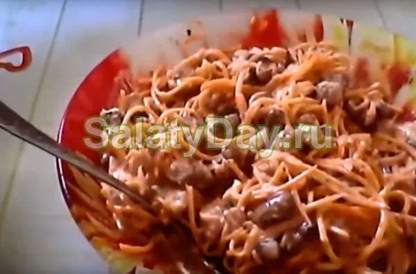 salat fasolyu solenimi c4ab5 Салат с фасолью и солеными огурцами