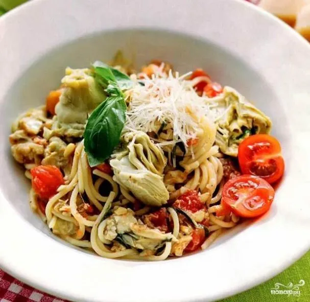 pasta artishokami 73fa084 Паста с артишоками