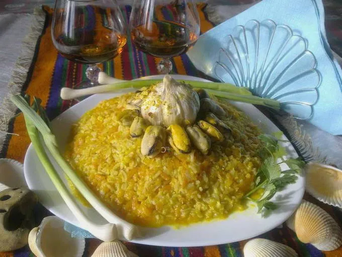 plov midiyami b563 Плов с мидиями