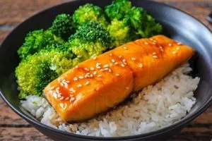 losos po aziatski teriyaki b1bf Лосось в соусе терияки