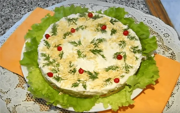 salat mimoza tuntsom e4f4c Салат мимоза с тунцом