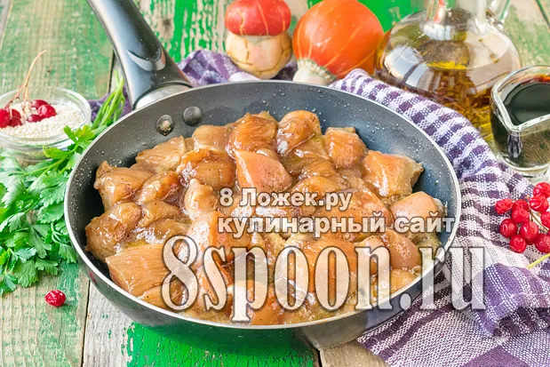 kuritsa soevom souse 889fb Курица в соевом соусе на сковороде