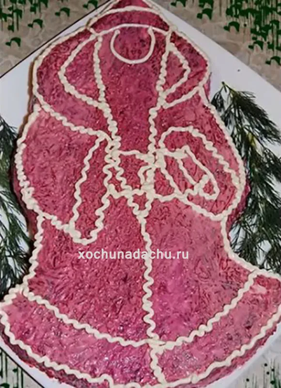 salat ded moroz 945c Салат дед мороз