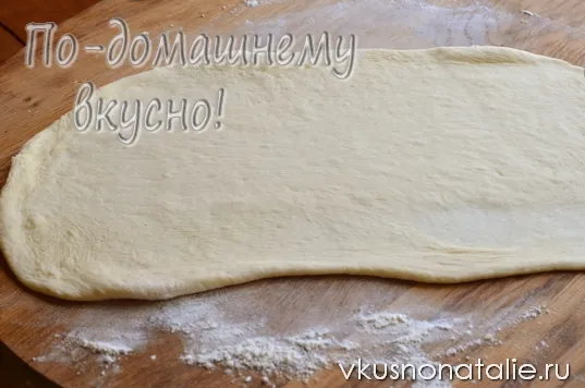 слоеный рулет с мясом