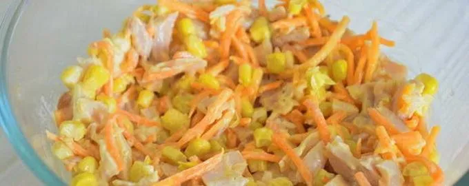 salat kopchenoy kuritsey 42c18e Салат с болгарским перцем и курицей